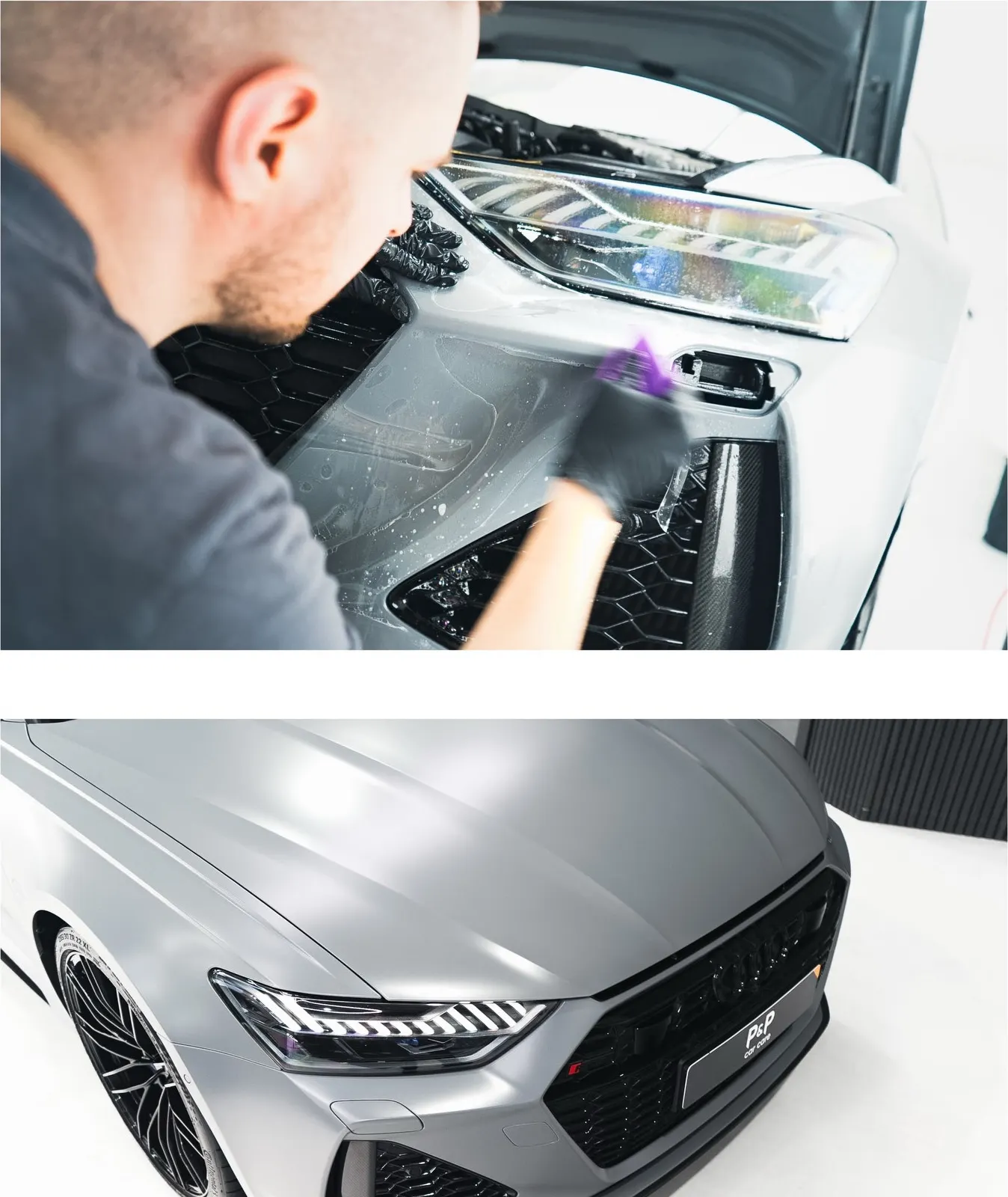 XPEL Stealth PPF wordt aangebracht op de Audi RS6 Avant