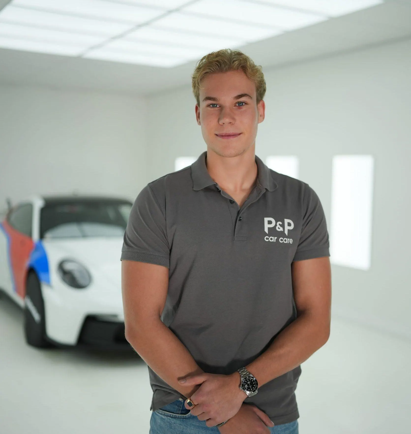 Wessel Schouten, detailer bij P&P Car Care